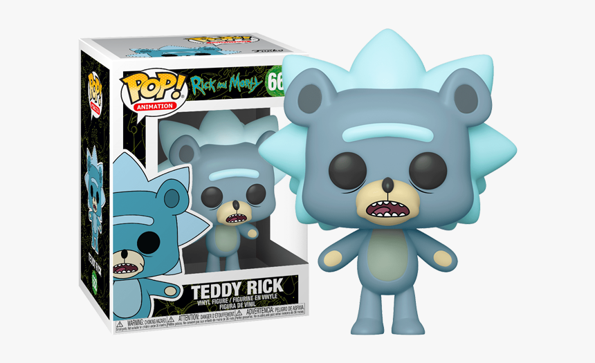 Figure Funko Pop Teddy Rick - Funko Pop Rick And Morty, HD Png Download, Free Download