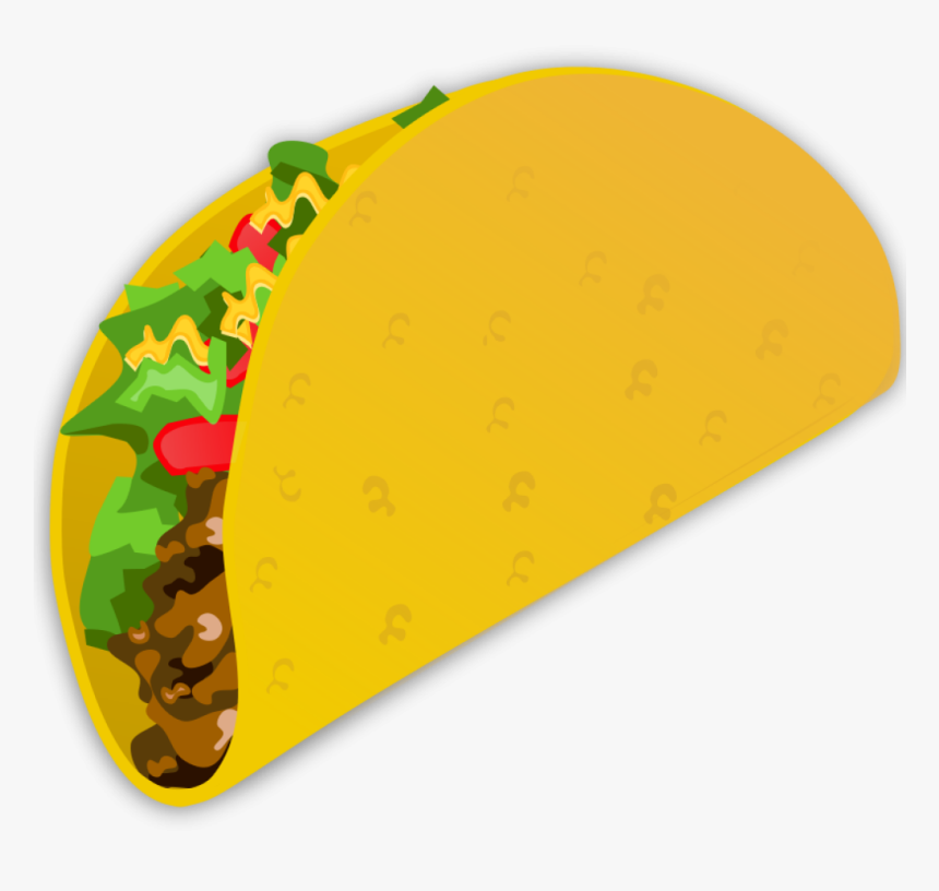 Taco Clipart Taco20clipart Stickers Pinterest Clipart - Taco Clipart, HD Png Download, Free Download