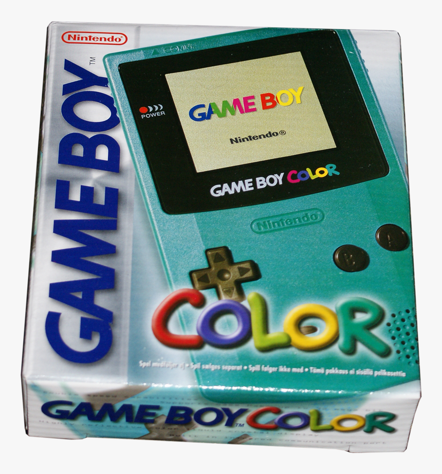 Game Boy Color In Original Box - Game Boy Color Original Box, HD Png Download, Free Download