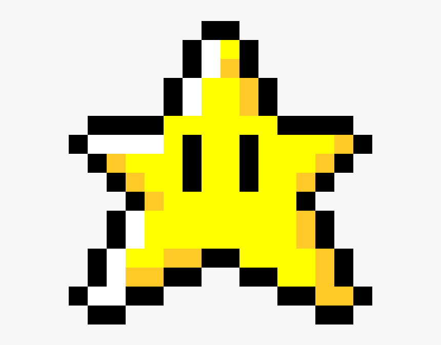 8 Bit Star Super Mario, HD Png Download, Free Download