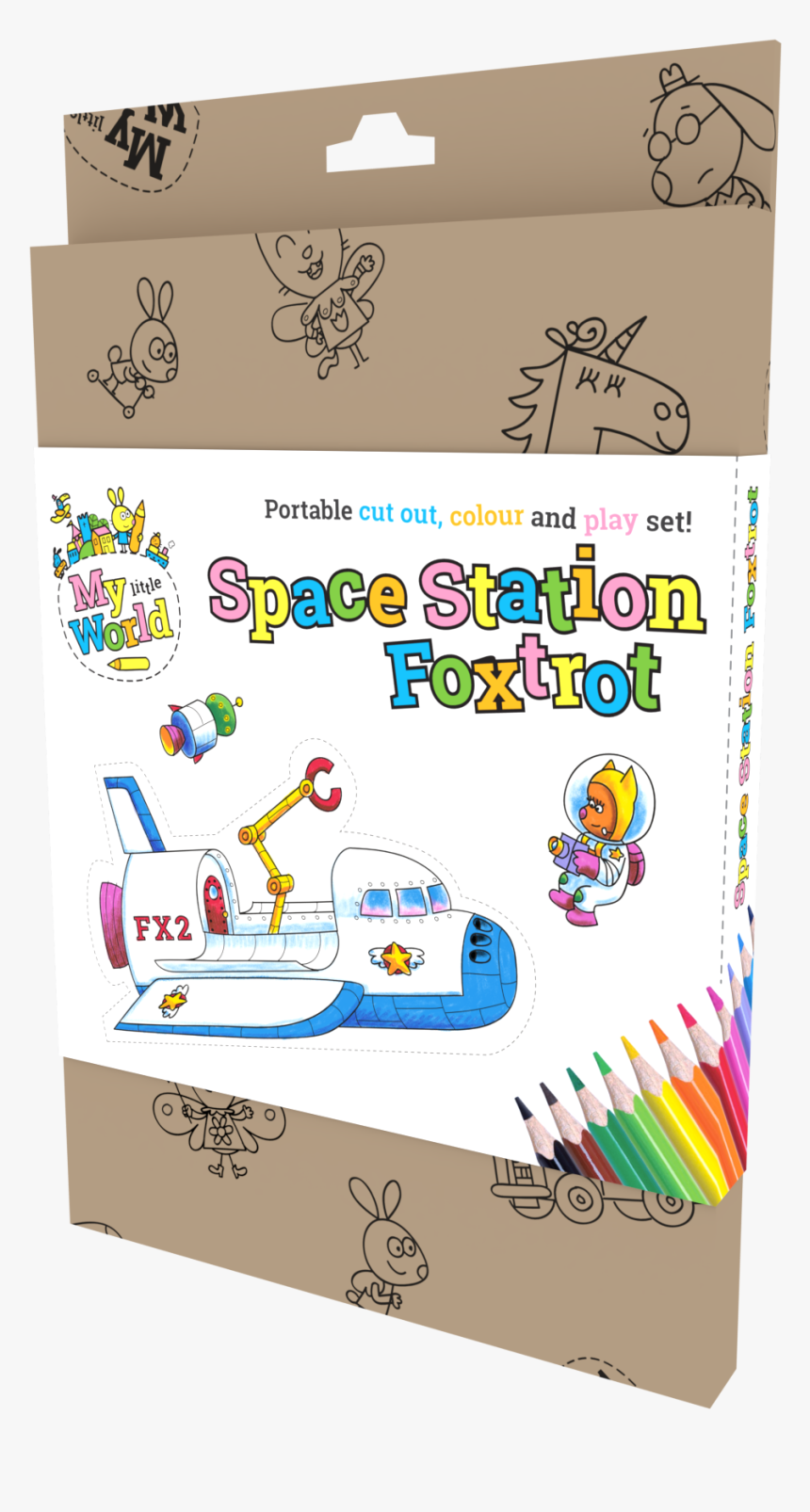 My Little World Space Station Foxtrot - Graphic Design, HD Png Download, Free Download