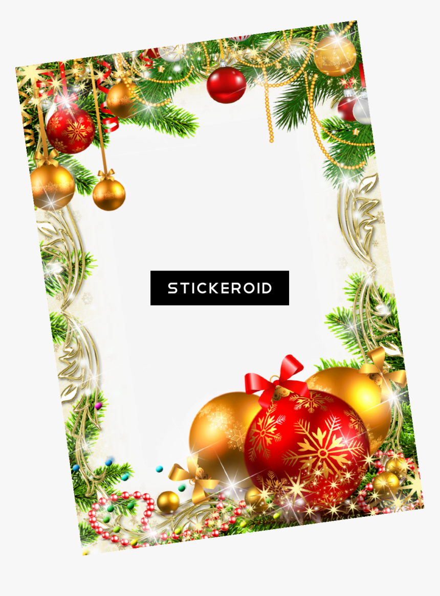 Transparent Christmas Background For Card , Png Download - Transparent Background Christmas Picture Frame, Png Download, Free Download