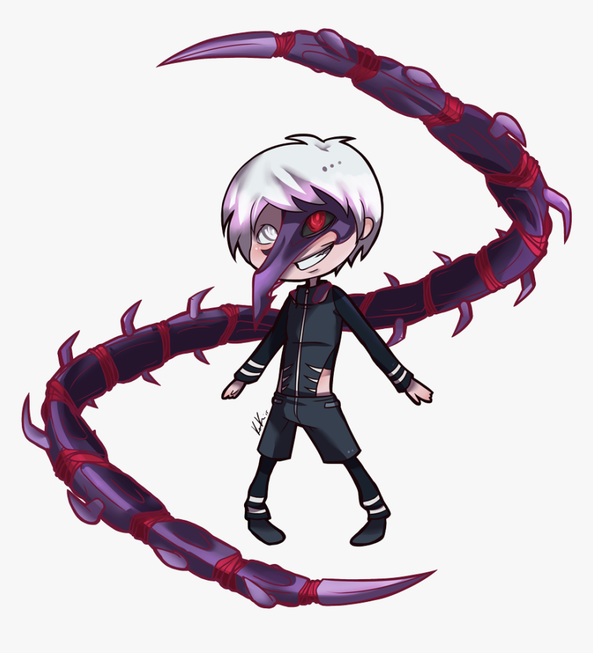 Kaneki Tried To Make Him Look Cute A Lil Bit - Chibi Kaneki Centipede, HD Png Download, Free Download