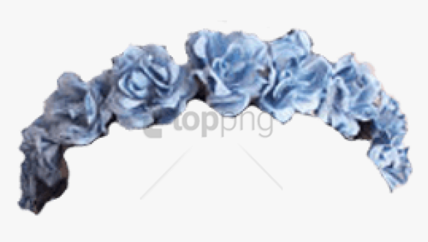 Free Png Download Blue Flower Crown Transparent Png - Flower Crown Blue Png, Png Download, Free Download