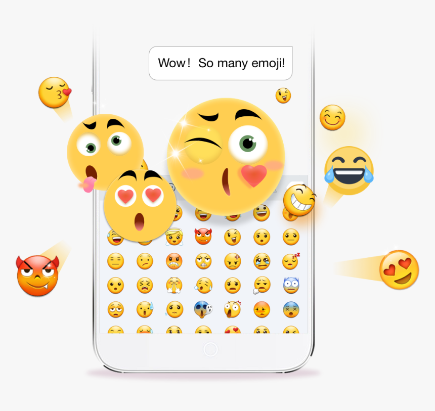 Thousands Of Funny Emojis Make The Conversation More - Smiley, HD Png Download, Free Download