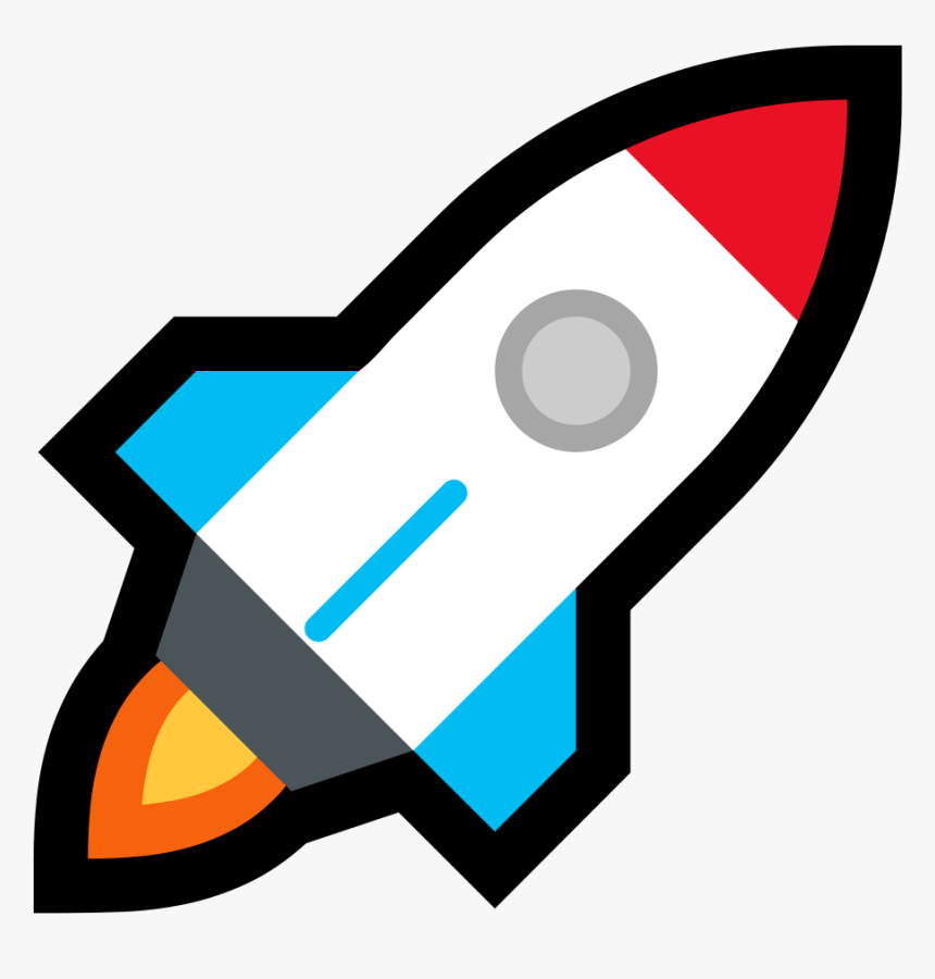 Rocket - Rocket Ship Emoji, HD Png Download, Free Download