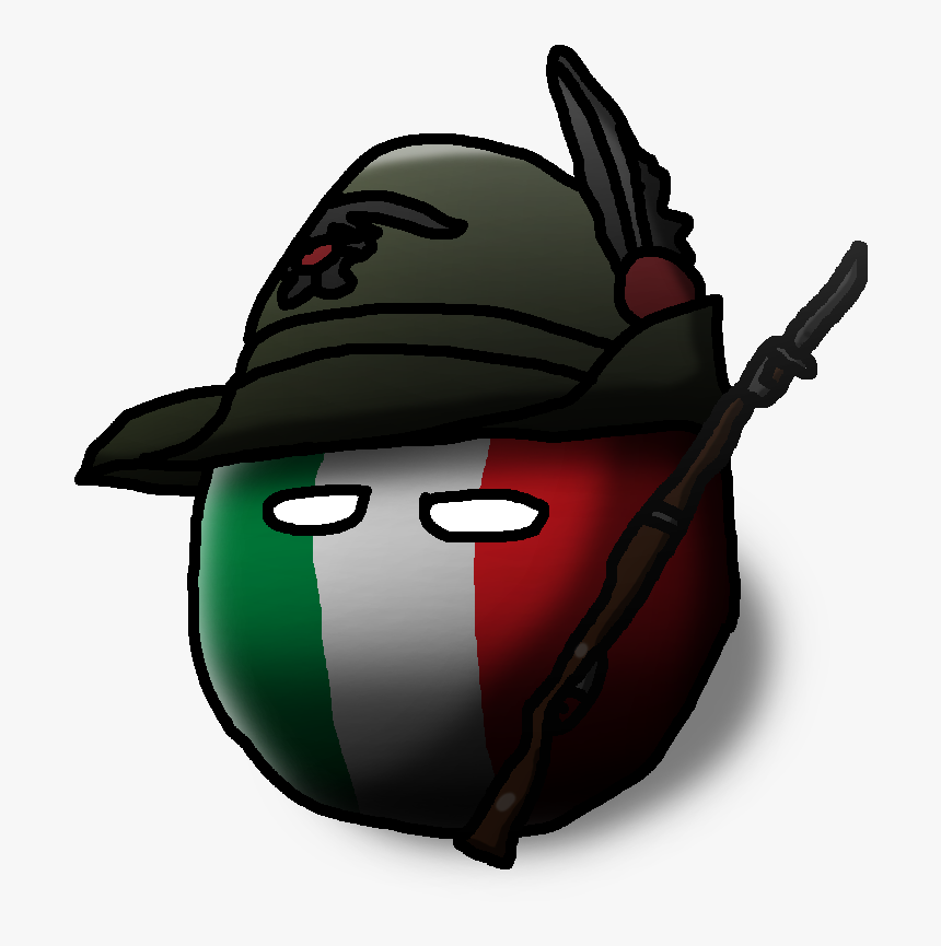 Countryball Italyball Png , Png Download - Cartoon, Transparent Png, Free Download