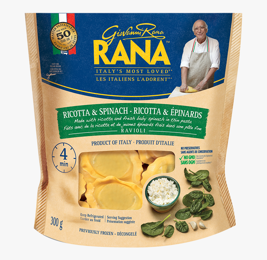 Spinach Ricotta Canada 3d - Rana Ravioli, HD Png Download, Free Download