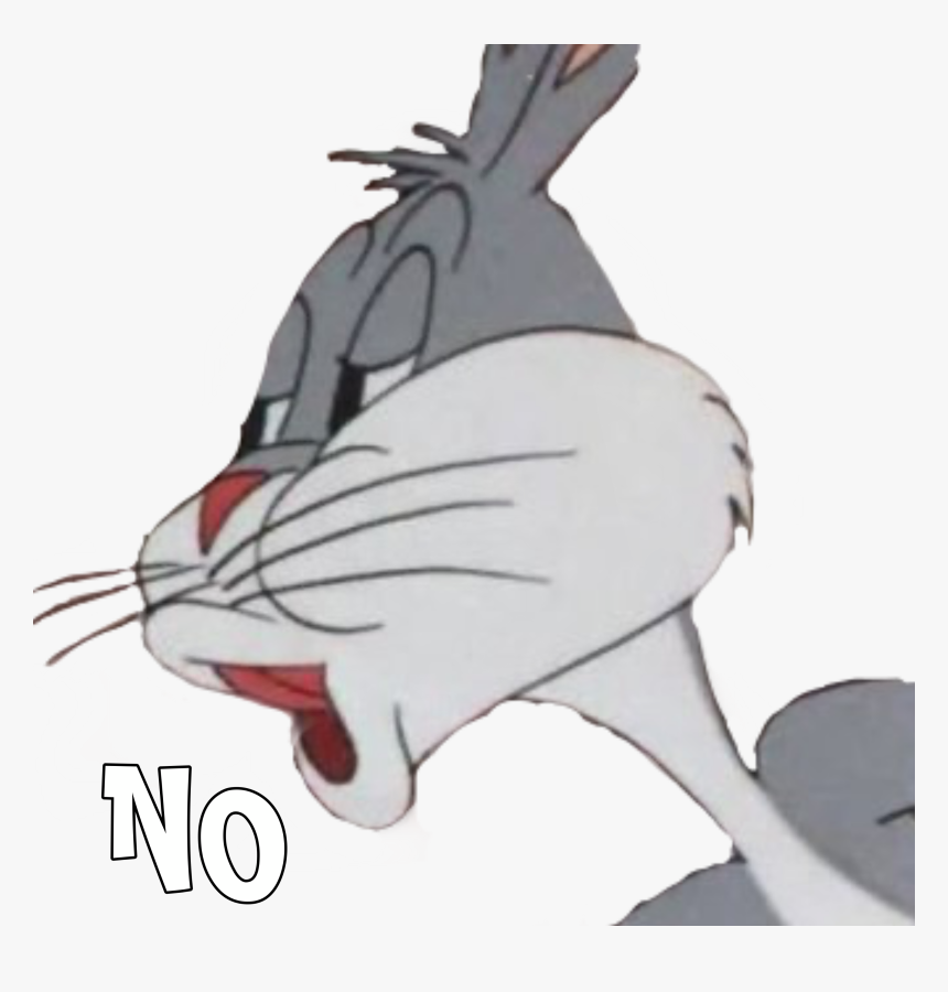 #bugs #bunny #no #meme #freetoedit - Bugs Bunny No Meme, HD Png Download, Free Download