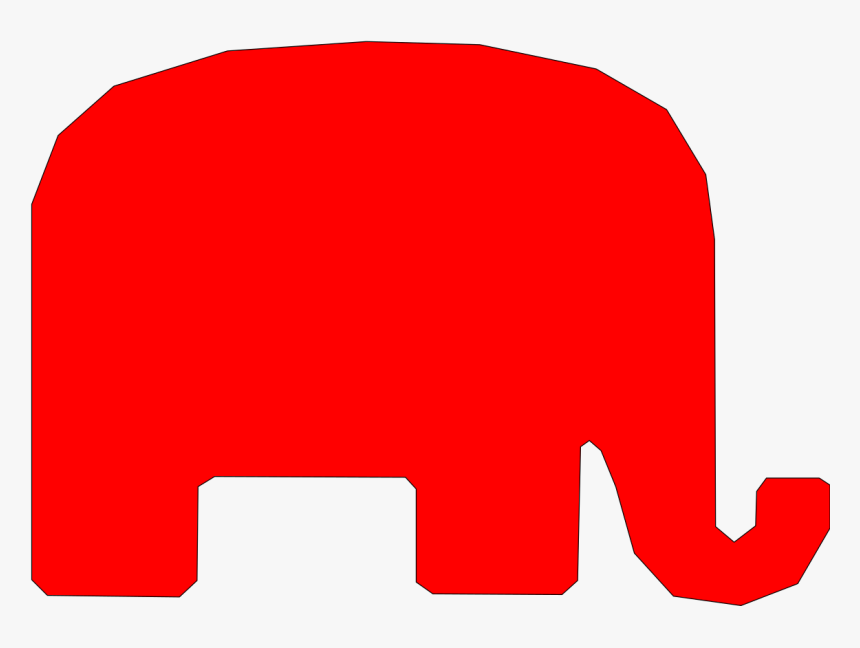 Republican Elephant Red, HD Png Download, Free Download