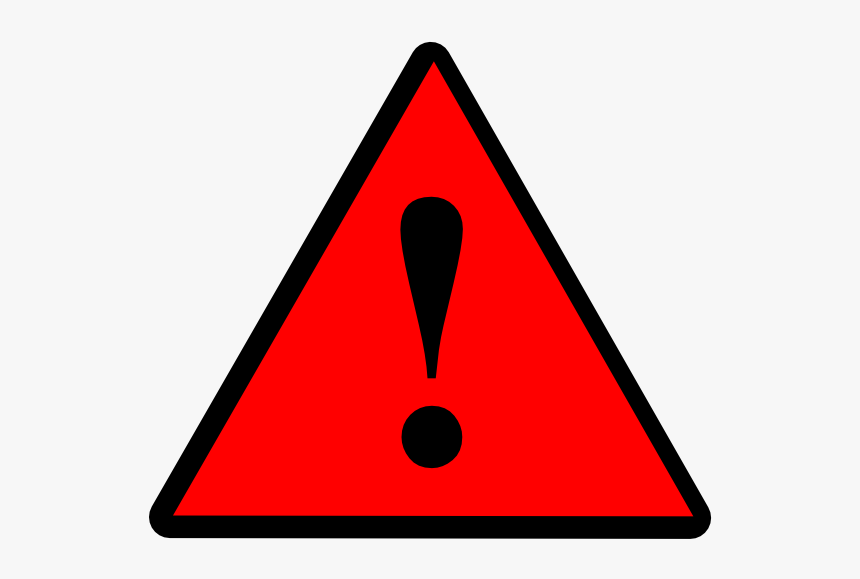 Red Warning Sign Png - Warning Light Clipart, Transparent Png, Free Download