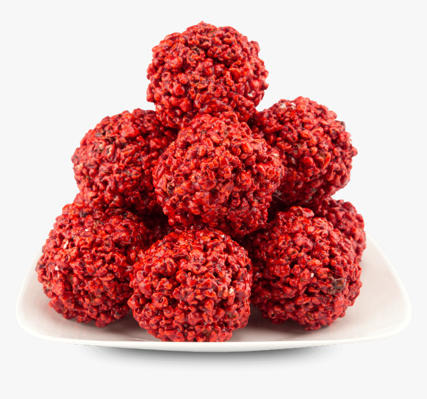 Custom Popcorn Balls - Raspberry, HD Png Download, Free Download