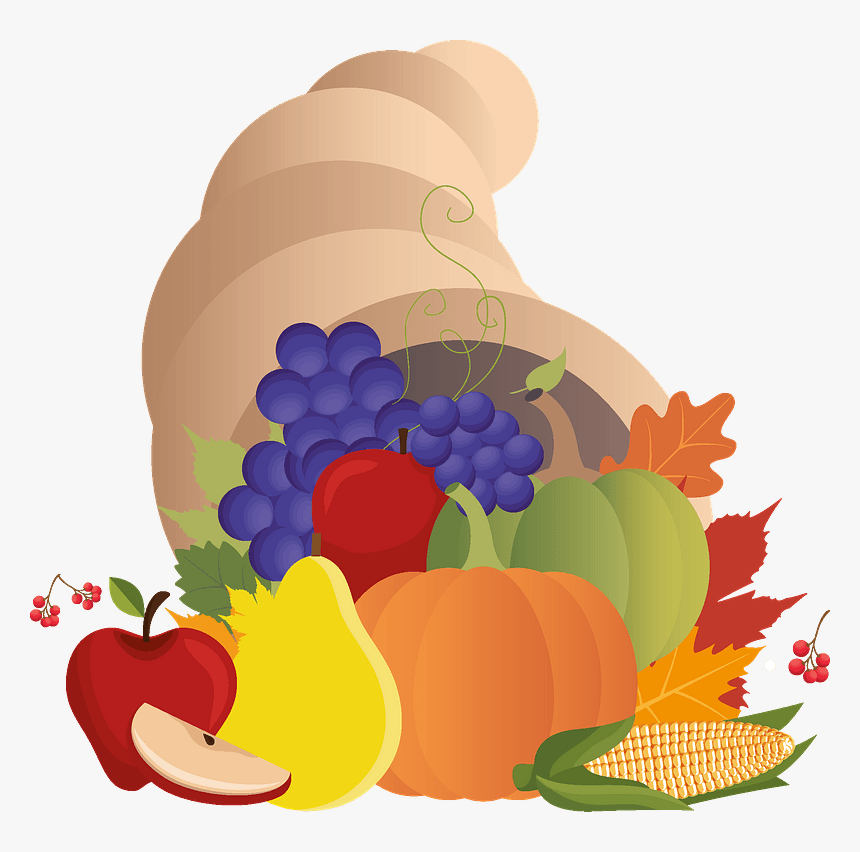 Cornucopia Clipart - Illustration, HD Png Download, Free Download