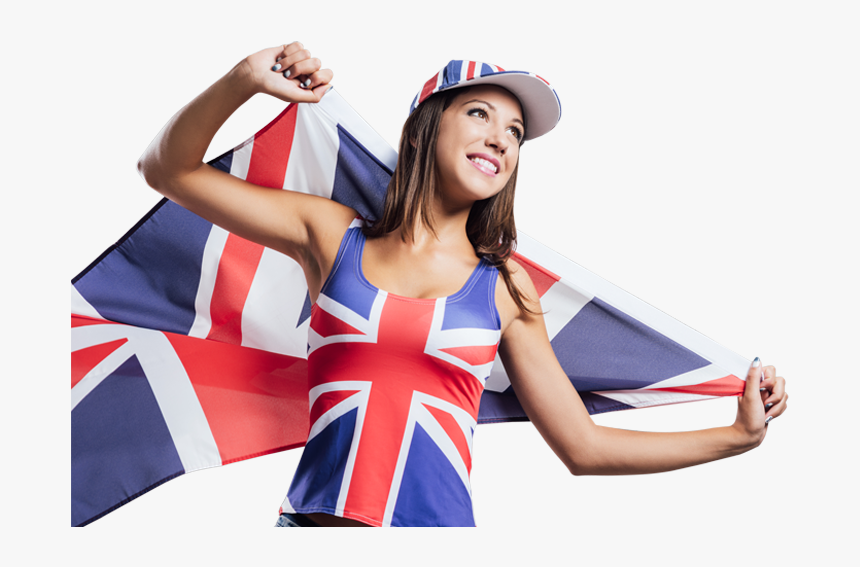 Girl Holding A Flag , Png Download - Official Uk Top 40 Singles Chart 07.02 2020, Transparent Png, Free Download