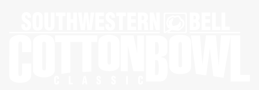 Cotton Bowl Classic Logo Black And White - Johns Hopkins Logo White, HD Png Download, Free Download