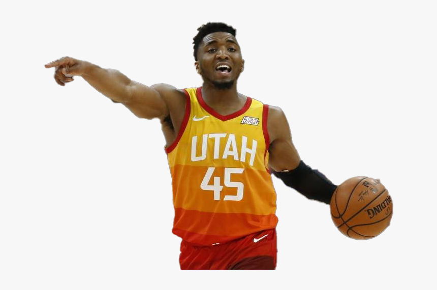 Donovan Mitchell Transparent Background Png - Player Transparent Background Nba Png, Png Download, Free Download