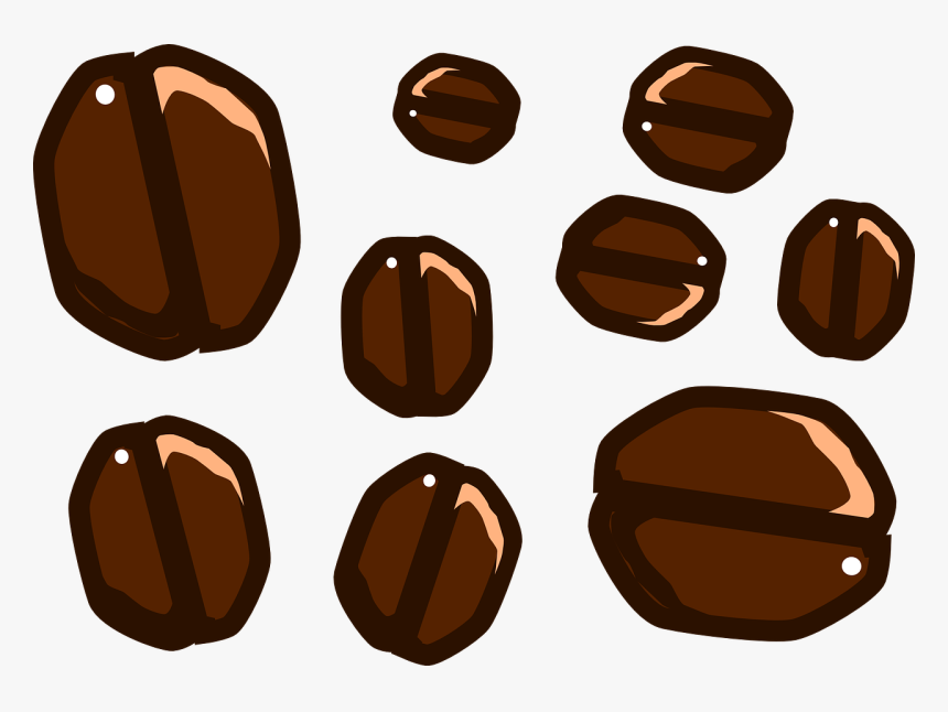 Coffee Beans Cartoon Png, Transparent Png, Free Download