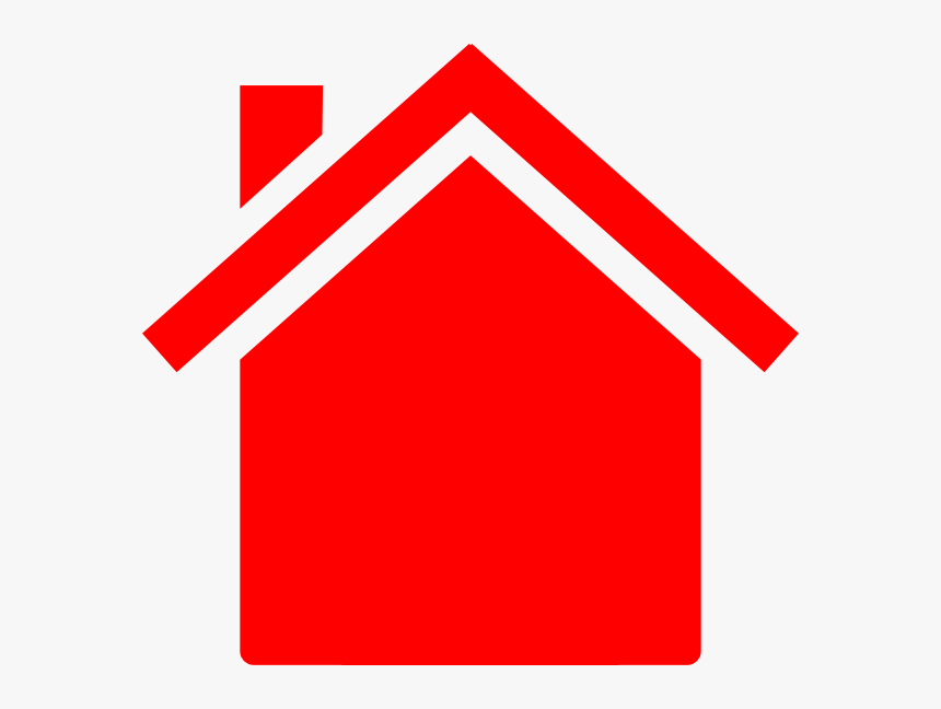 Red House Outline Clipart - Icon House Vector Png, Transparent Png, Free Download