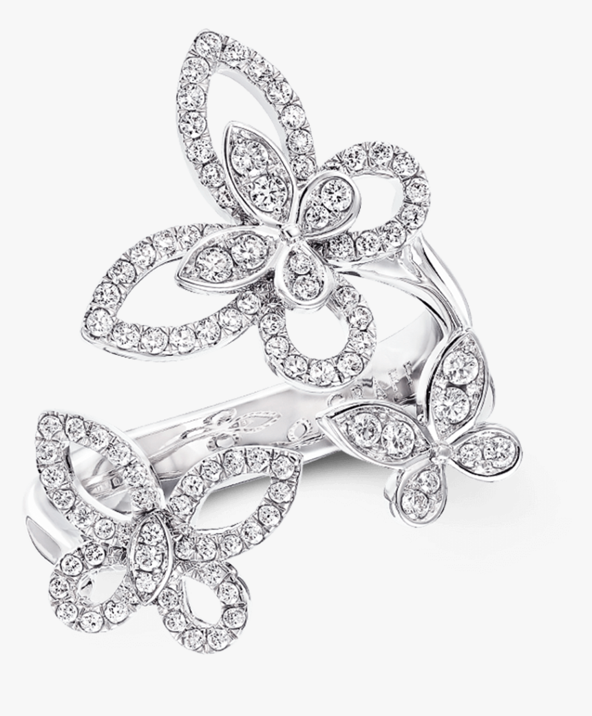 Graff Butterfly Ring Shihoutte, HD Png Download, Free Download