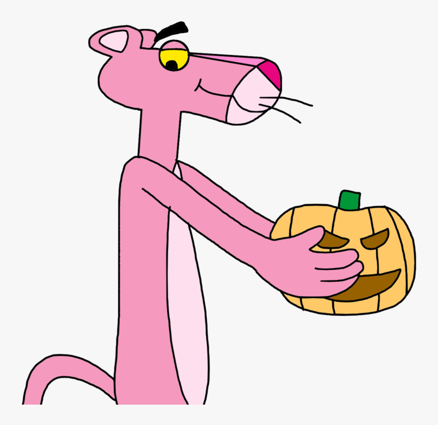 Thumb Image - Pink Panther Halloween By Mega Shonen One 64 On Deviantart, HD Png Download, Free Download