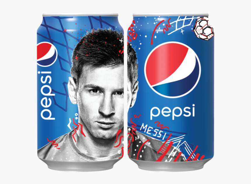Doza Pepsi Leo Messi - Lionel Messi Pepsi, HD Png Download, Free Download
