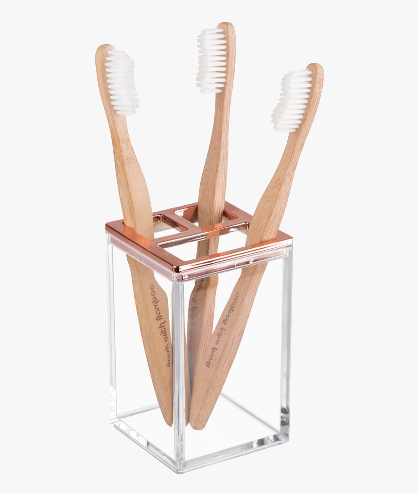 Clarity Toothbrush Holder Rose Gold - Toothbrush, HD Png Download, Free Download