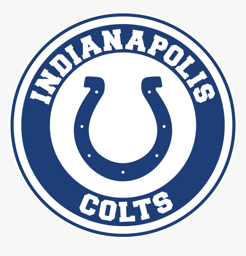 Indianapolis Colts Circle Logo Vinyl Decal / Sticker - Indianapolis Colts Logo Circle Png, Transparent Png, Free Download