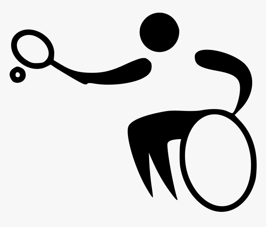 Wheelchair Tennis Clipart, HD Png Download, Free Download