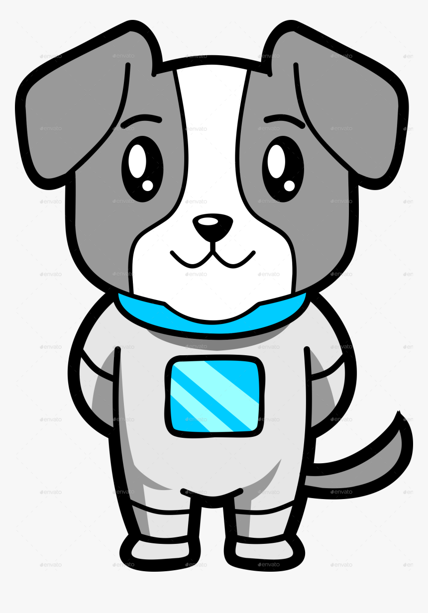 And Png Files/3 - Dog In Space Easy Drawing, Transparent Png, Free Download