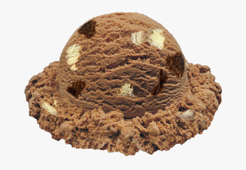 Ice Cream Scoop Showing - Chocolate Scoop Of Ice Cream, HD Png Download, Free Download