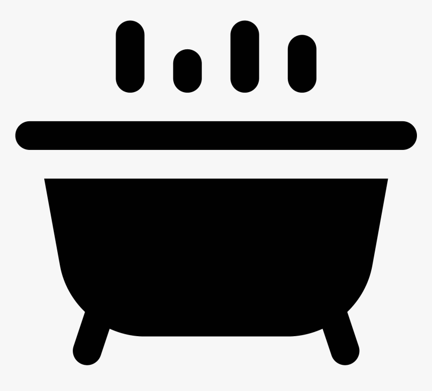 The Icon Is A Depiction Of A Bathtub Filled With Hot, HD Png Download, Free Download