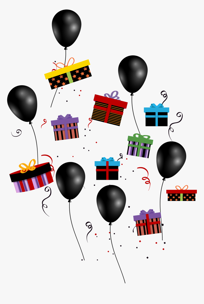 Black Friday Balloons Png, Transparent Png, Free Download