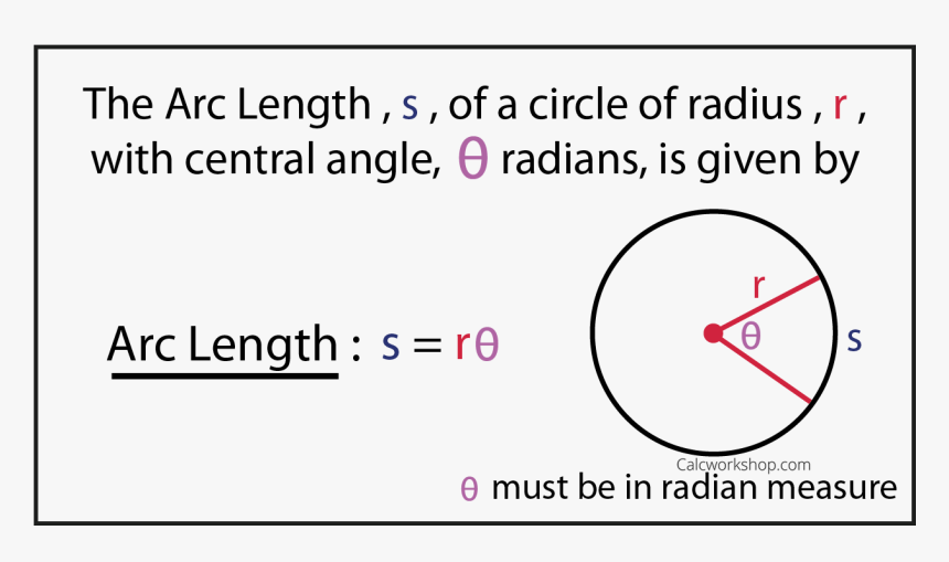 Arc Length Calculator Transparent Background - Rsc, HD Png Download, Free Download