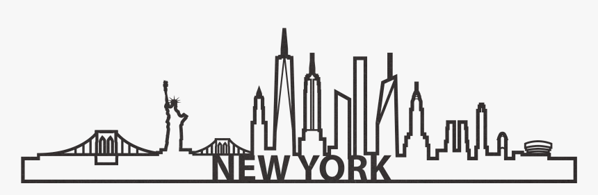 Skyline New York Lasersnijden, HD Png Download, Free Download