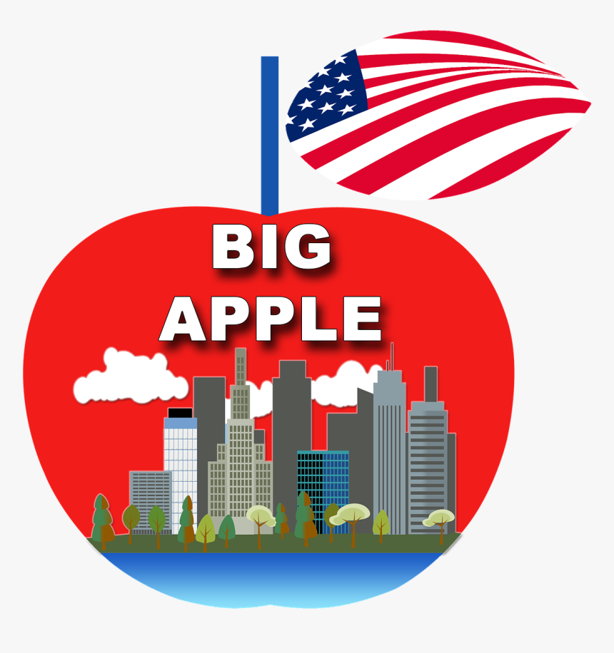 Big Apple New York Png, Transparent Png, Free Download