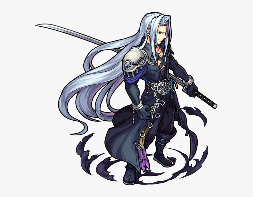 Monster Strike Final Fantasy , Png Download - Sephiroth Monster Strike ...