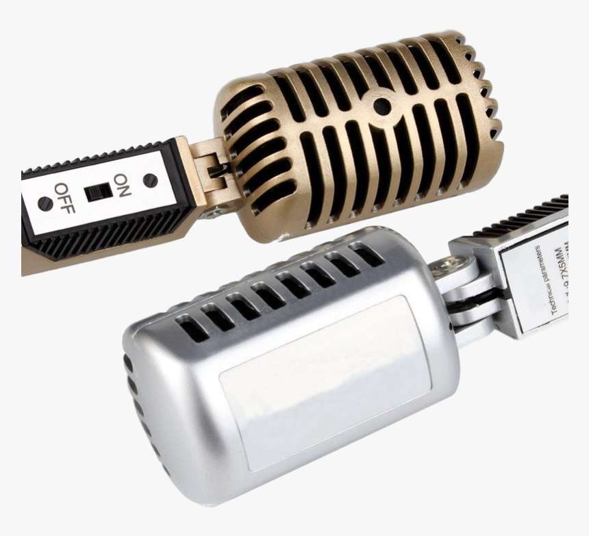 Nmc01 Vintage Style Desktop Microphone - Electronics, HD Png Download, Free Download