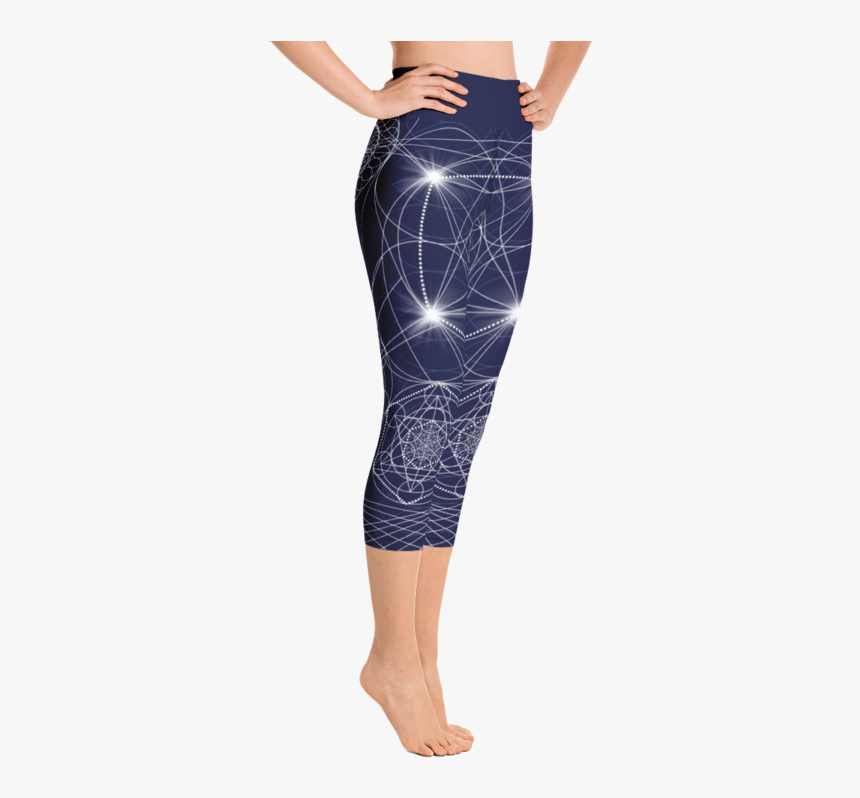 Night Sky Yoga Capri Leggings - Yoga Pants, HD Png Download, Free Download