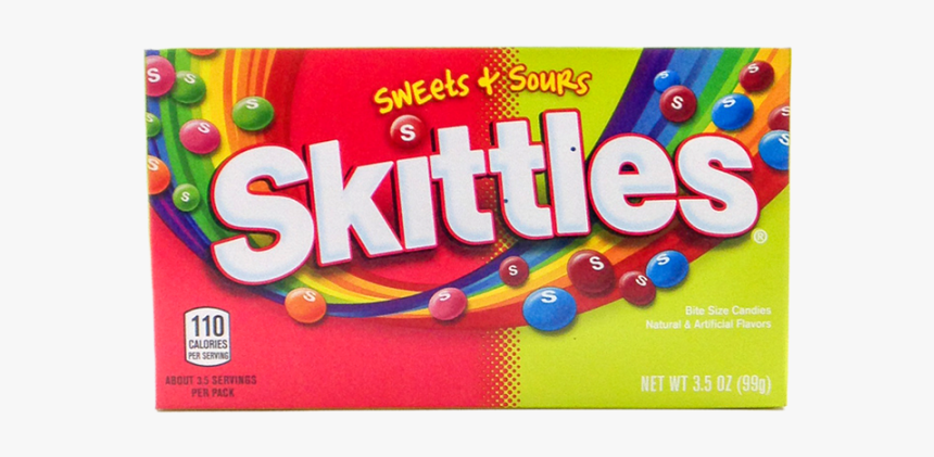 Skittles Sweets & Sours Theater Box "
 Title="skittles - Skittles, HD Png Download, Free Download