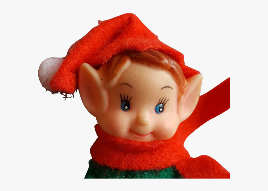 Vintage Christmas Elf Knee Hugger Likely The Elf On - Figurine, HD Png Download, Free Download