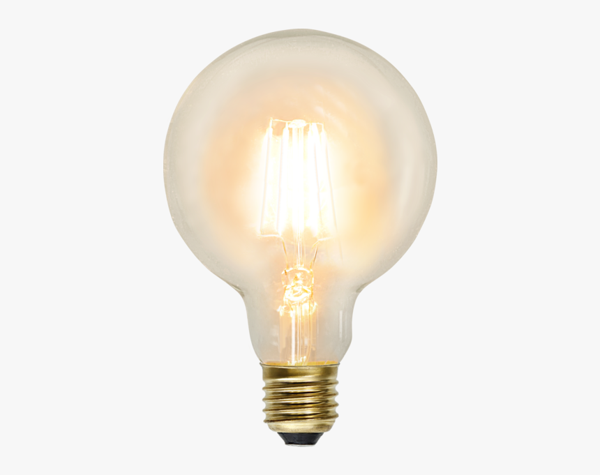 Led Lamp E27 G95 Soft Glow - Bulb Bayonet, HD Png Download, Free Download