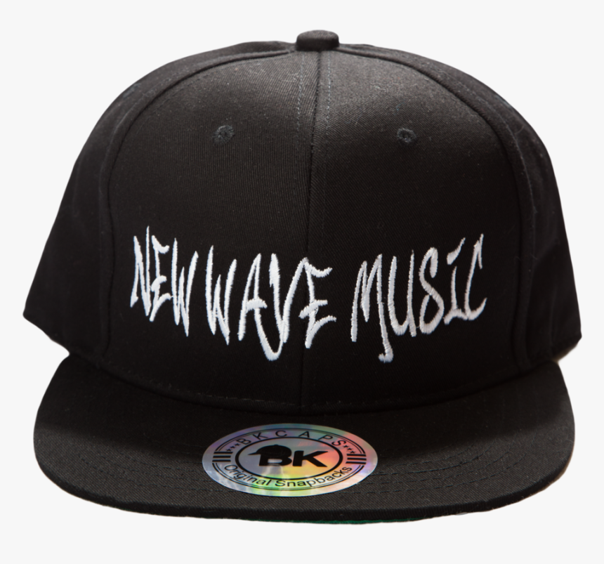 New Wave Music Black Snapback , Png Download - Baseball Cap, Transparent Png, Free Download