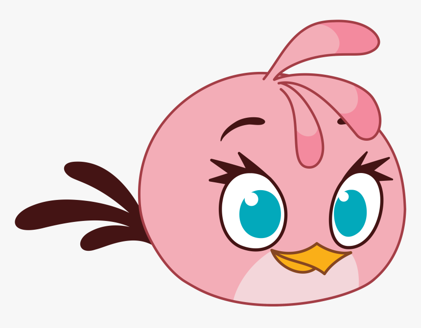 Angry Birds Stella Png - Pink Angry Birds Characters, Transparent Png, Free Download