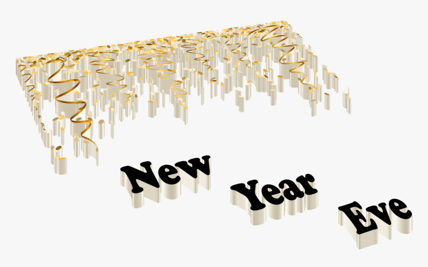 New Year Eve Png Free Download - Calligraphy, Transparent Png, Free Download