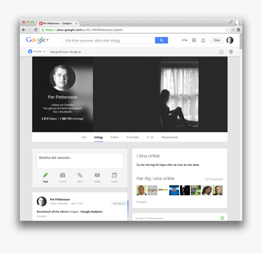 Google Profile - Views Google Plus Profile, HD Png Download, Free Download