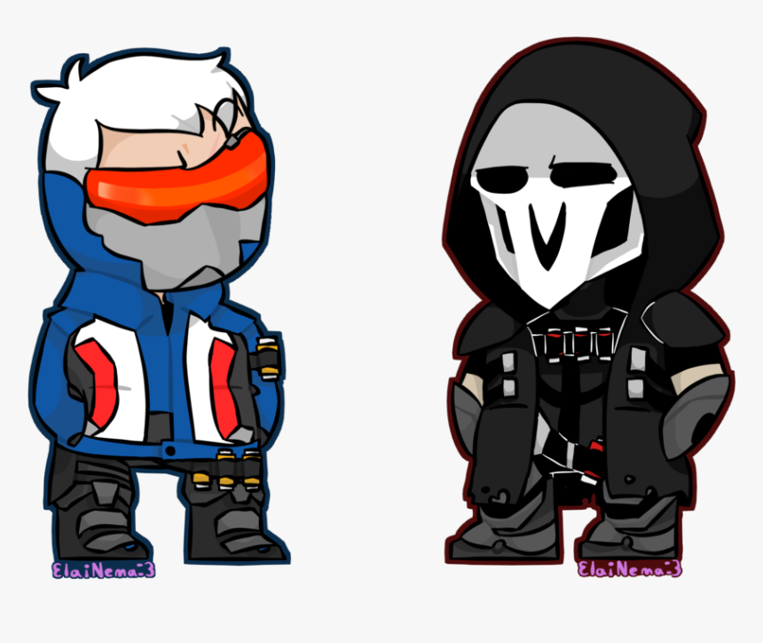 Transparent Reaper Drawing Easy Overwatch, Picture - Cartoon, HD Png Download, Free Download