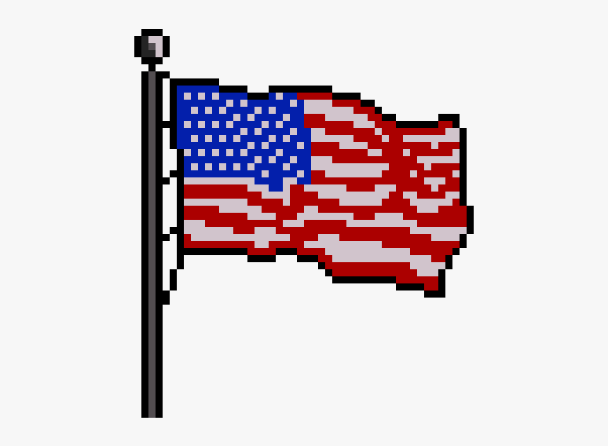 Minecraft Flag Pixel Art, HD Png Download, Free Download
