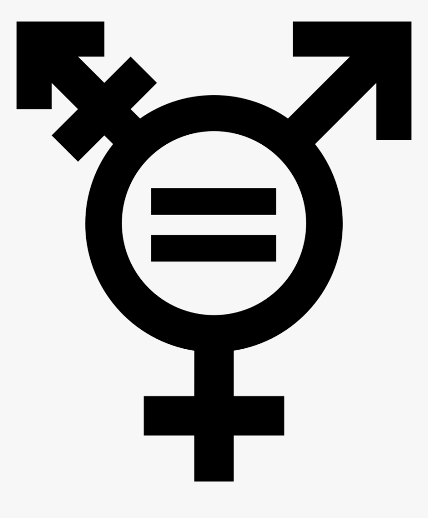 Transgender Symbol Png , Png Download - Gender Equality Non Binary, Transparent Png, Free Download