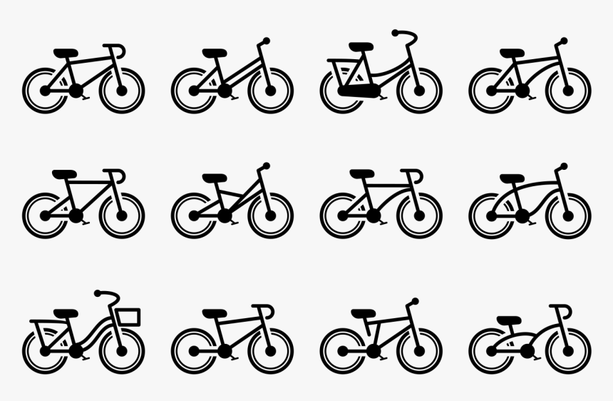 Bicicleta Icons Vector - Bicicletas Vector Png, Transparent Png, Free Download