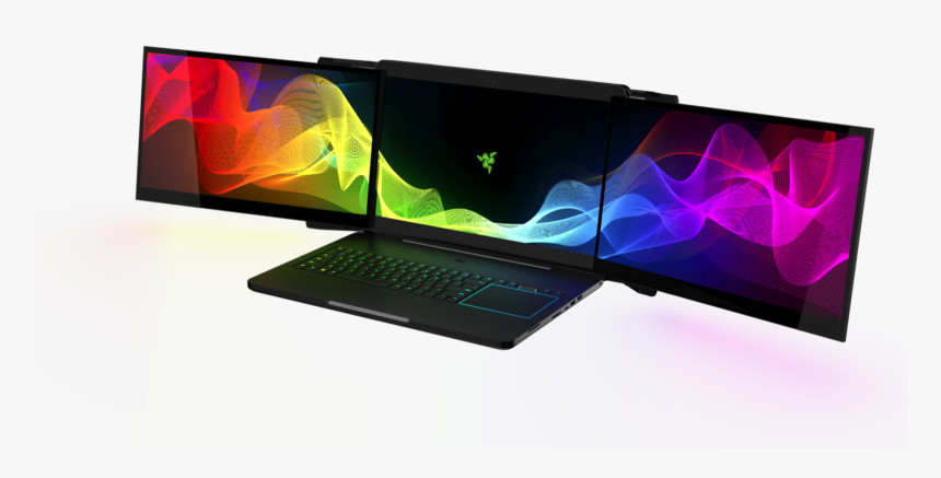 Cool Gadgets, New Gadgets, Desktop Computers, Gaming - Razer Triple Screen Laptop, HD Png Download, Free Download